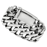 High polished (no plating) Stainless Steel Bracelet with No Stone
