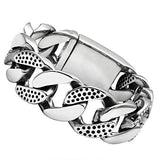 High polished (no plating) Stainless Steel Bracelet with No Stone