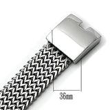 High polished (no plating) Stainless Steel Bracelet with No Stone