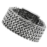 High polished (no plating) Stainless Steel Bracelet with No Stone