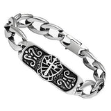 High polished (no plating) Stainless Steel Bracelet with No Stone