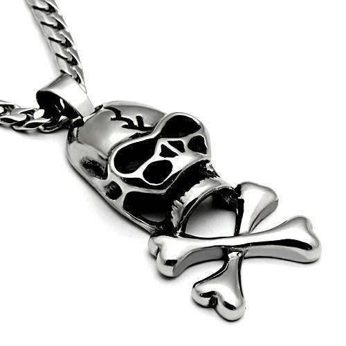 High polished (no plating) Stainless Steel Necklace with No Stone