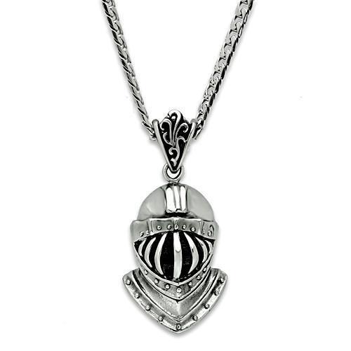 High polished (no plating) Stainless Steel Chain Pendant with No Stone