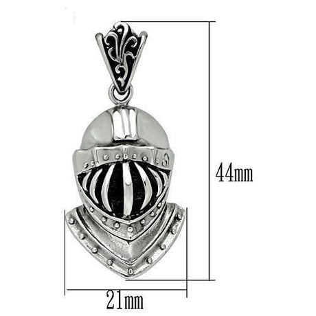 High polished (no plating) Stainless Steel Chain Pendant with No Stone