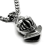 High polished (no plating) Stainless Steel Chain Pendant with No Stone