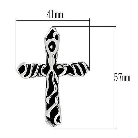 High polished (no plating) Stainless Steel Chain Pendant with No Stone