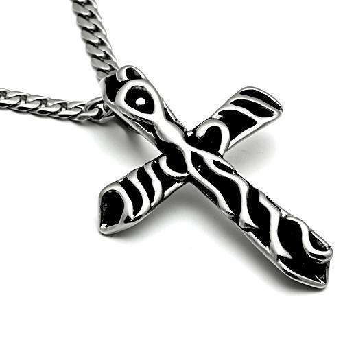 High polished (no plating) Stainless Steel Chain Pendant with No Stone