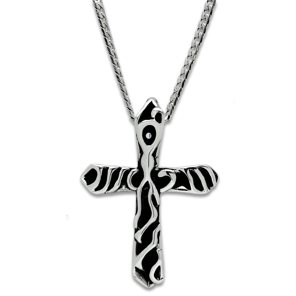 High polished (no plating) Stainless Steel Chain Pendant with No Stone