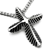 High polished (no plating) Stainless Steel Chain Pendant with No Stone