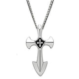 High polished (no plating) Stainless Steel Chain Pendant with No Stone