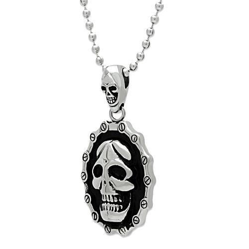 High polished (no plating) Stainless Steel Chain Pendant with No Stone