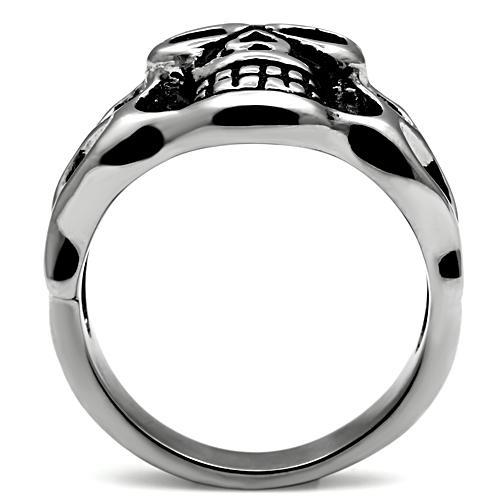 High polished (no plating) Stainless Steel Ring with No Stone