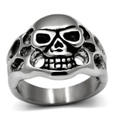 High polished (no plating) Stainless Steel Ring with No Stone