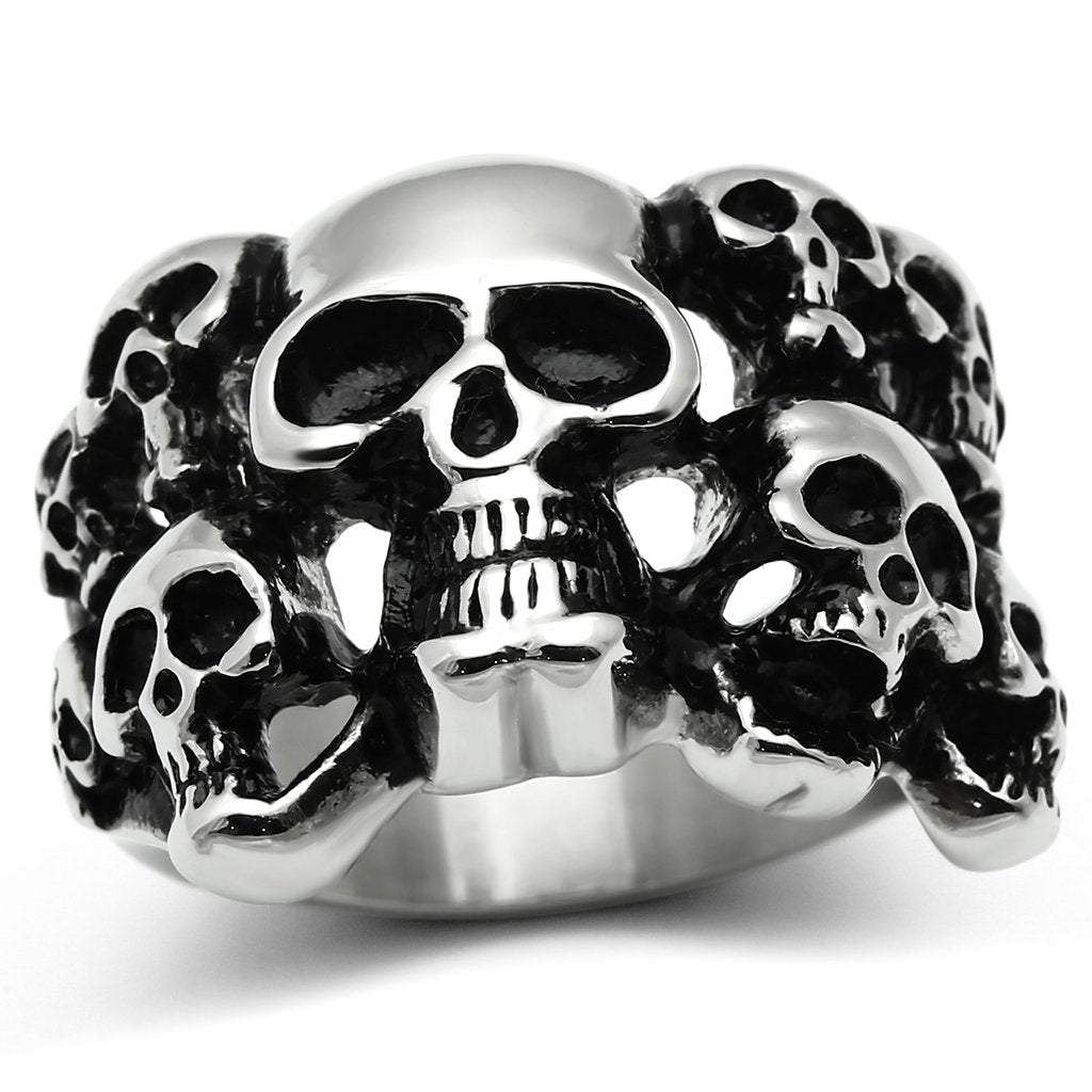 High polished (no plating) Stainless Steel Ring with No Stone
