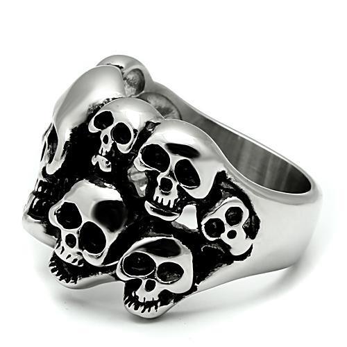 High polished (no plating) Stainless Steel Ring with No Stone
