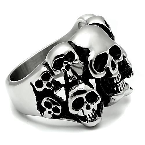 High polished (no plating) Stainless Steel Ring with No Stone