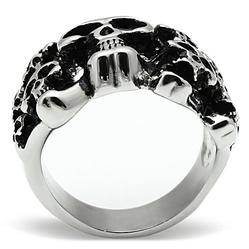 High polished (no plating) Stainless Steel Ring with No Stone