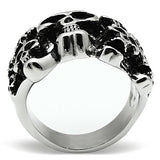 High polished (no plating) Stainless Steel Ring with No Stone