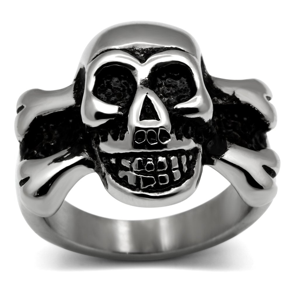 High polished (no plating) Stainless Steel Ring with No Stone