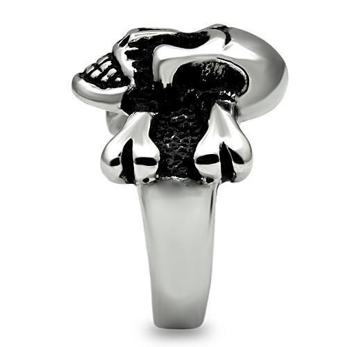 High polished (no plating) Stainless Steel Ring with No Stone