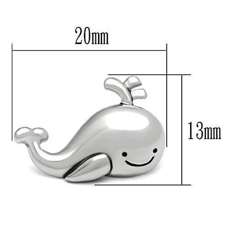 High polished (no plating) Stainless Steel Earrings with No Stone