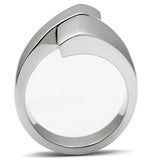 High polished (no plating) Stainless Steel Ring with No Stone