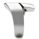 High polished (no plating) Stainless Steel Ring with No Stone