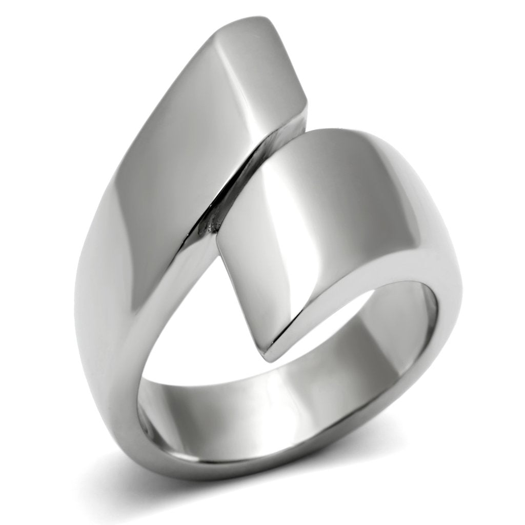 High polished (no plating) Stainless Steel Ring with No Stone