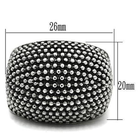High polished (no plating) Stainless Steel Ring with No Stone