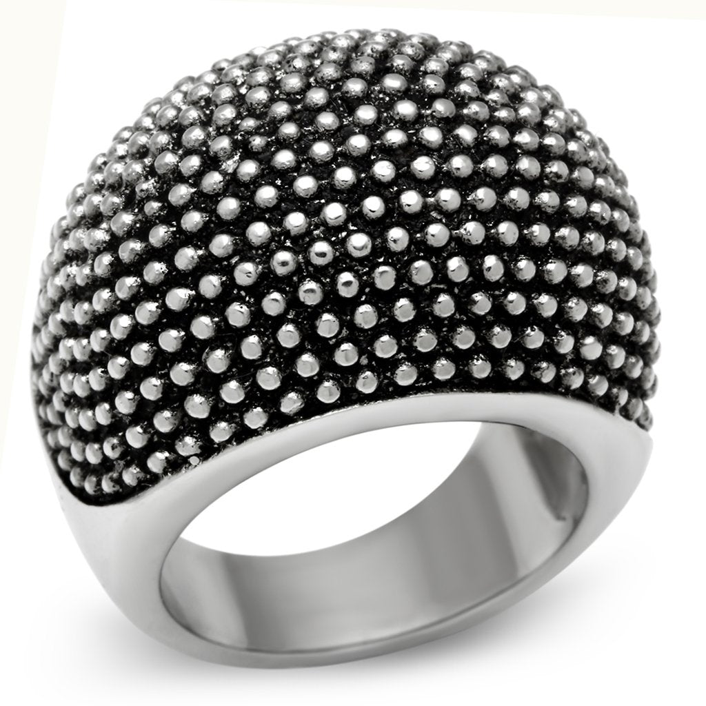 High polished (no plating) Stainless Steel Ring with No Stone