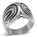 High polished (no plating) Stainless Steel Ring with No Stone