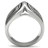 High polished (no plating) Stainless Steel Ring with No Stone