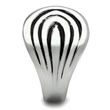 High polished (no plating) Stainless Steel Ring with No Stone