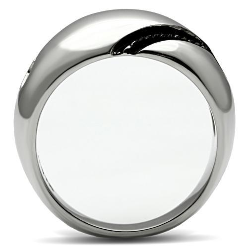 High polished (no plating) Stainless Steel Ring with No Stone