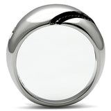 High polished (no plating) Stainless Steel Ring with No Stone