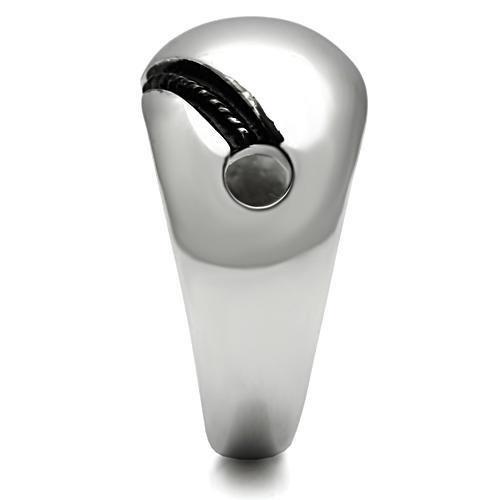 High polished (no plating) Stainless Steel Ring with No Stone