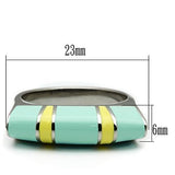 High polished (no plating) Stainless Steel Ring with No Stone