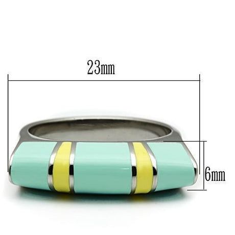 High polished (no plating) Stainless Steel Ring with No Stone
