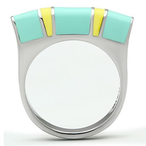 High polished (no plating) Stainless Steel Ring with No Stone