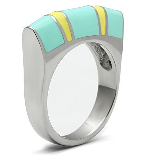 High polished (no plating) Stainless Steel Ring with No Stone