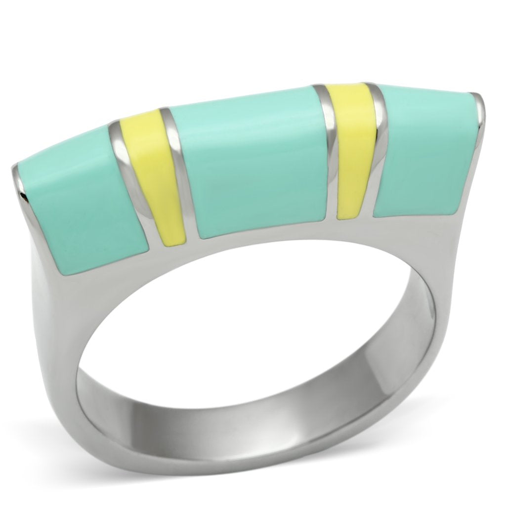 High polished (no plating) Stainless Steel Ring with No Stone