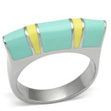 High polished (no plating) Stainless Steel Ring with No Stone