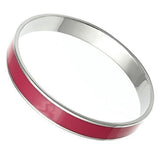 High polished (no plating) Stainless Steel Bangle with Epoxy  in Siam