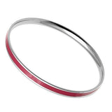High polished (no plating) Stainless Steel Bangle with Epoxy  in Siam