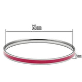High polished (no plating) Stainless Steel Bangle with Epoxy  in Siam