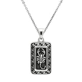 High polished (no plating) Stainless Steel Chain Pendant with No Stone
