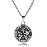 High polished (no plating) Stainless Steel Chain Pendant with No Stone