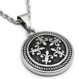 High polished (no plating) Stainless Steel Chain Pendant with No Stone