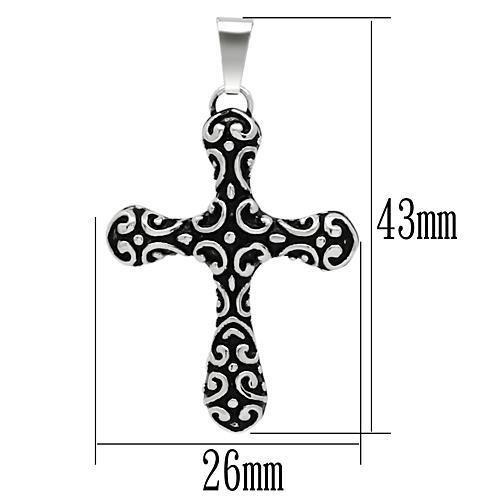 High polished (no plating) Stainless Steel Necklace with No Stone