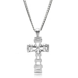 High polished (no plating) Stainless Steel Necklace with No Stone